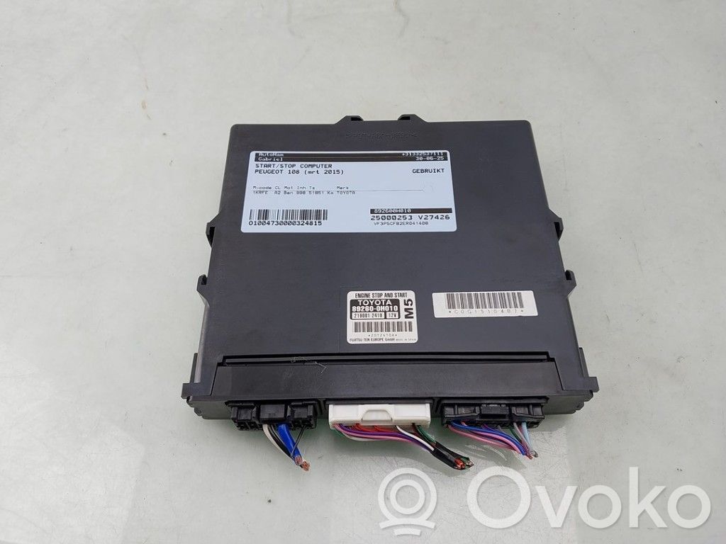Peugeot 108 Engine start stop button switch 