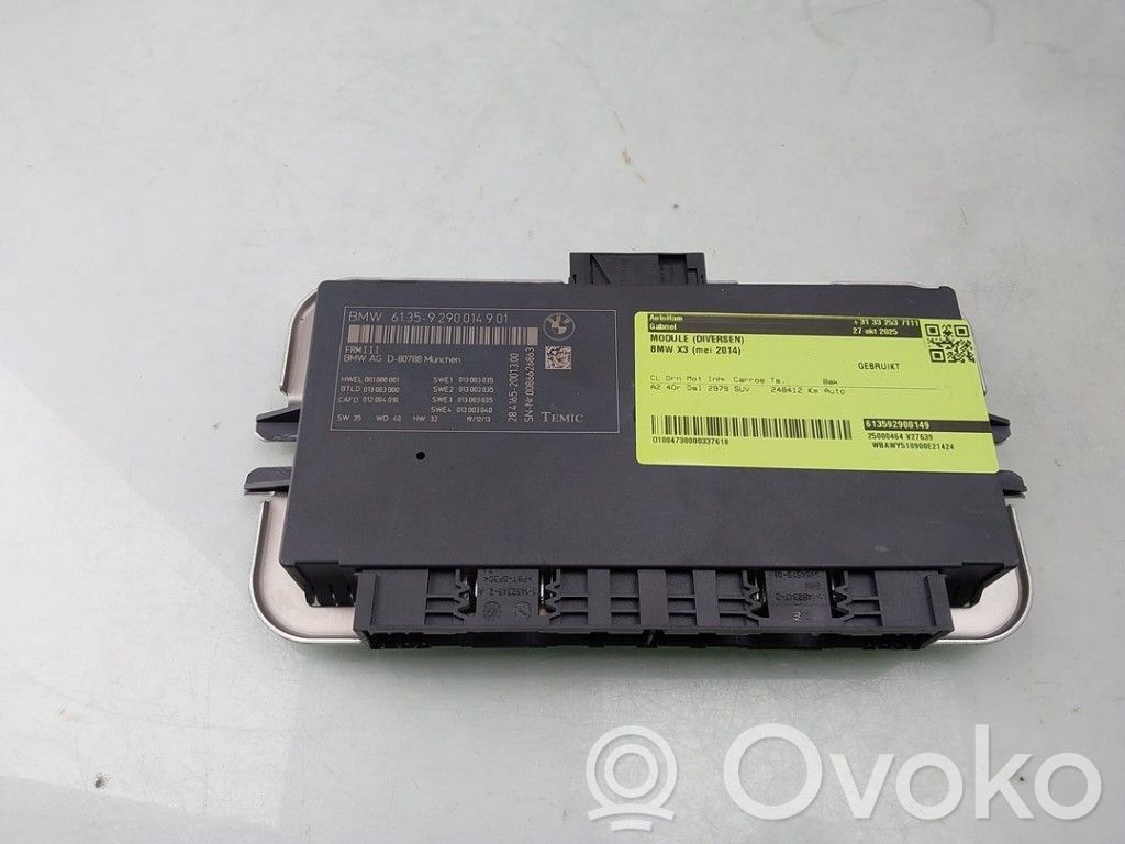 BMW X3 F25 Autres unités de commande / modules