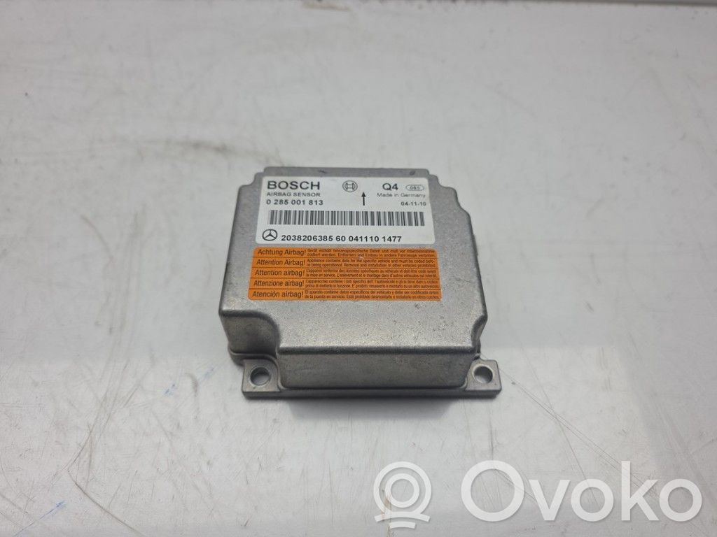 Mercedes-Benz C W203 Module de contrôle airbag 