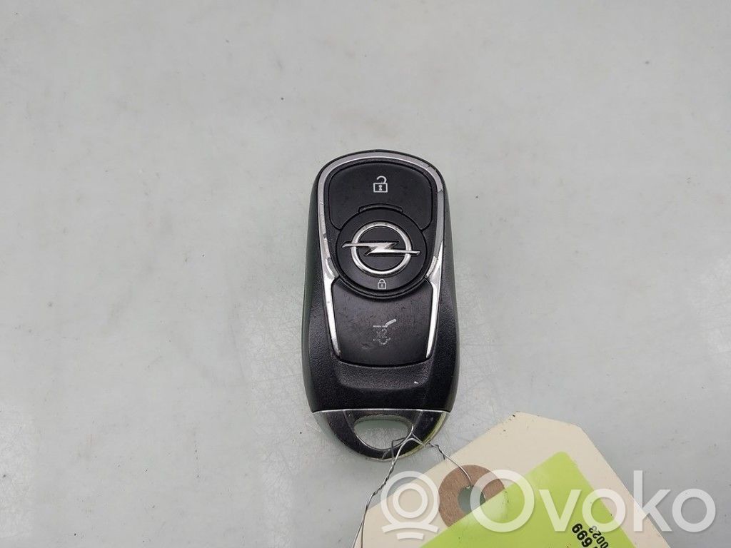Opel Insignia B Užvedimo raktas (raktelis)/ kortelė 