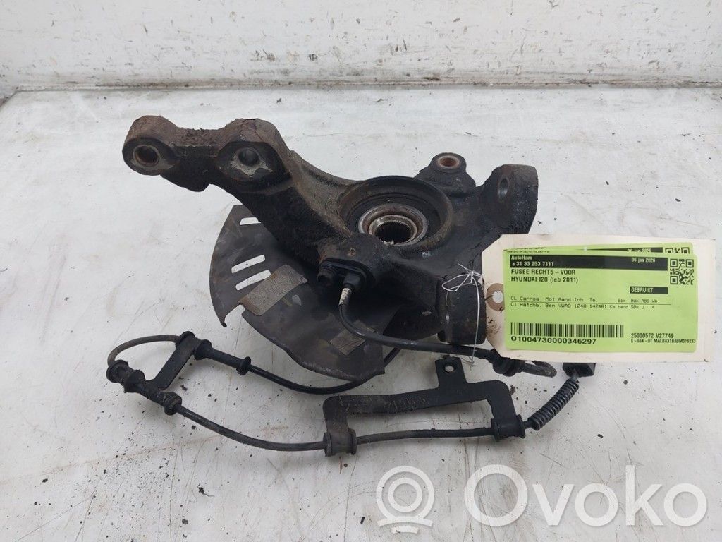 Hyundai i20 (PB PBT) Fuso a snodo con mozzo ruota anteriore