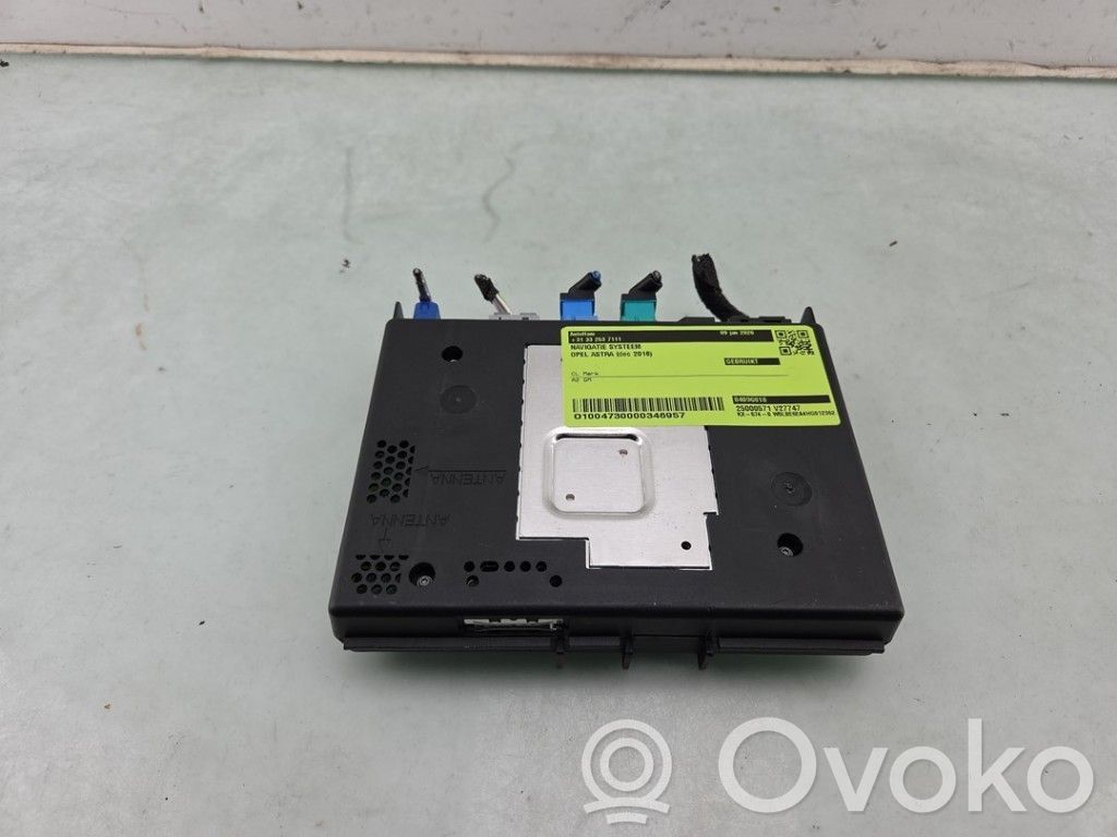Opel Astra K Radio/CD/DVD/GPS head unit 