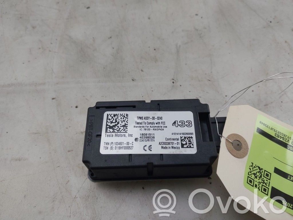 Tesla Model X Tire pressure control unit 
