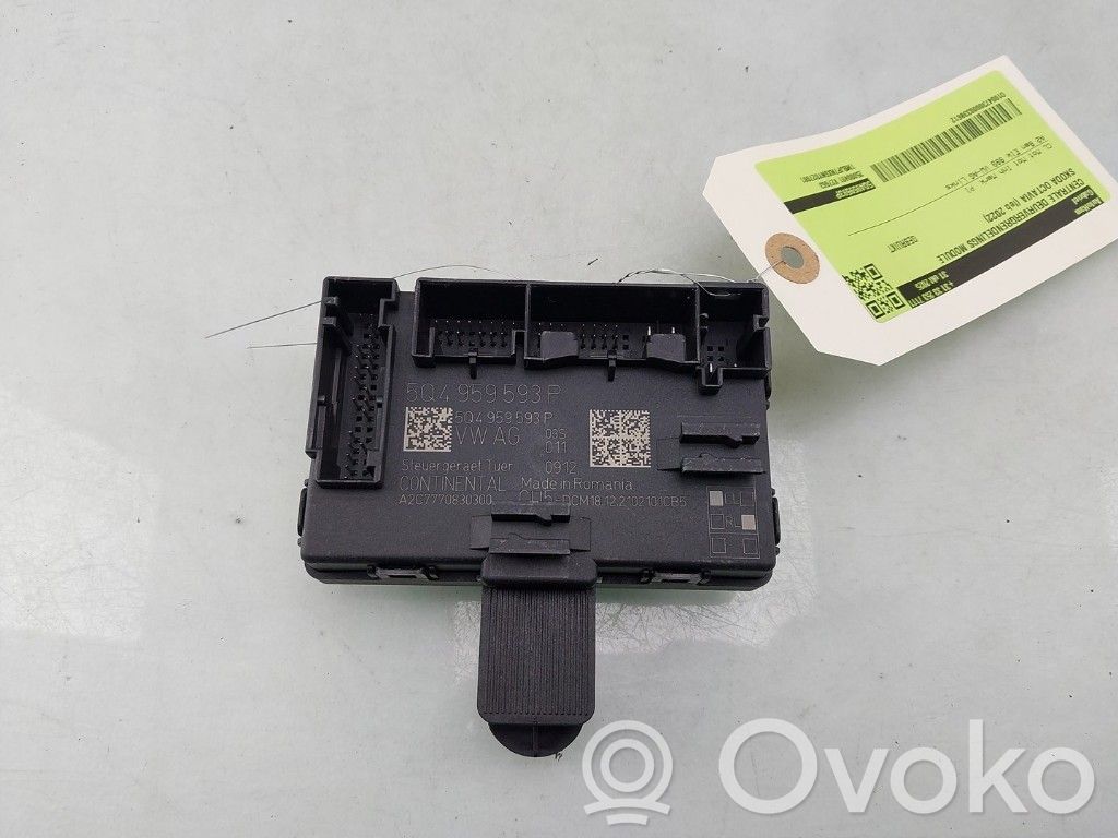 Skoda Octavia Mk4 Unité de commande / module de verrouillage centralisé porte 