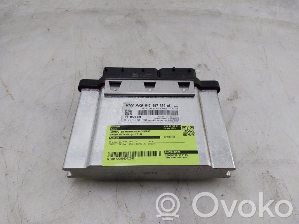 Engine control unit/module   04C907309AE,04C907309AE,0261S10530,0261S10530,04C906026AH,04C907309AE