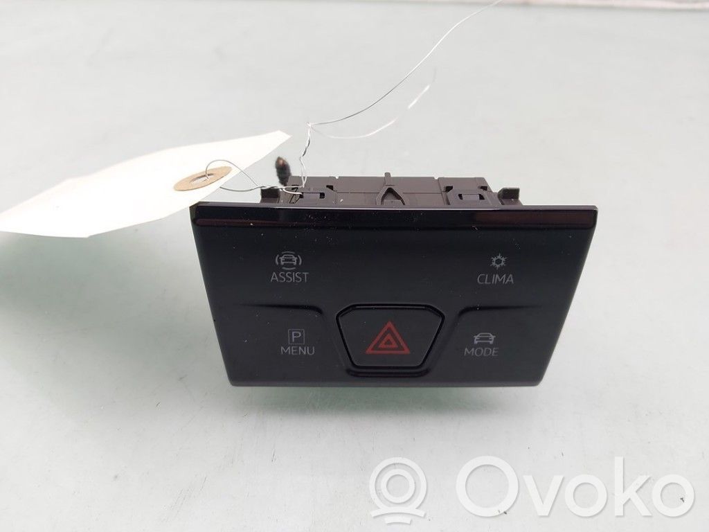 Volkswagen Golf VIII Botón interruptor de luz de peligro