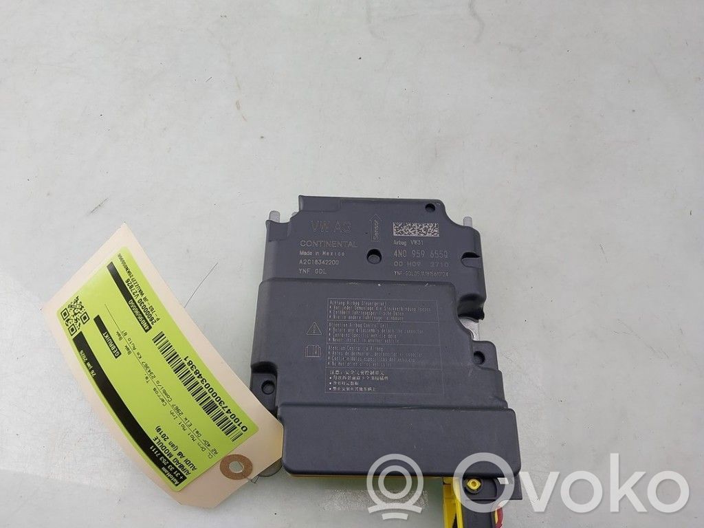 Audi A6 S6 C8 4K Airbag control unit/module 
