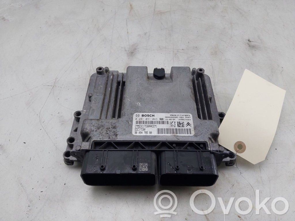 Peugeot 308 Engine control unit/module 