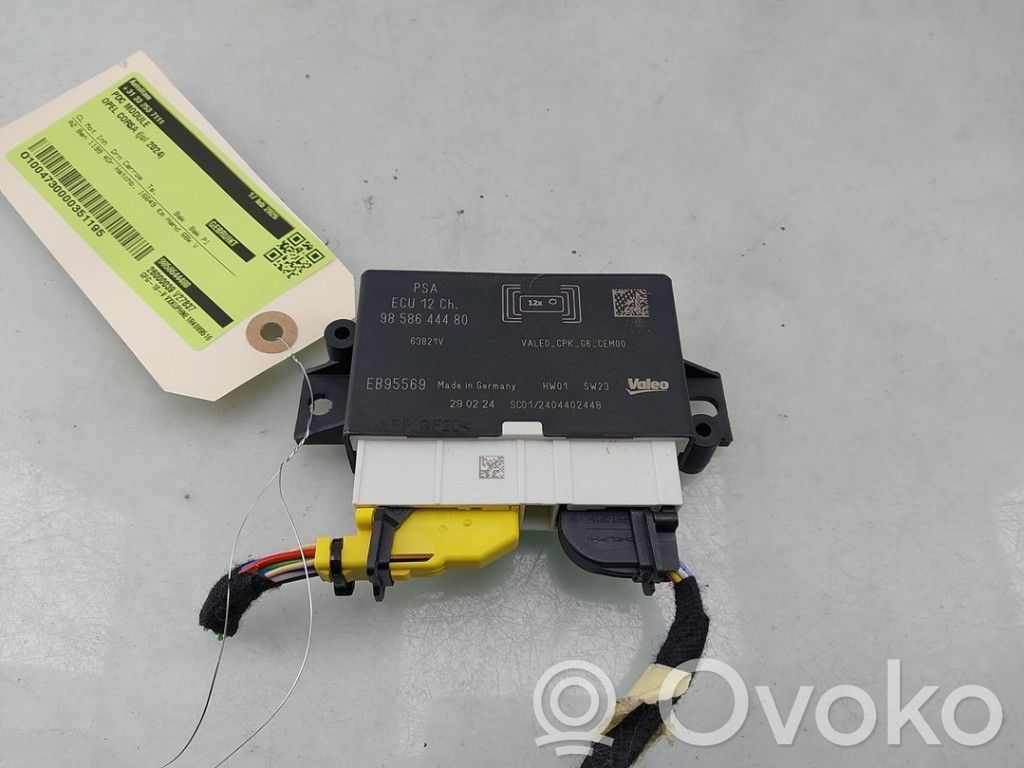 Opel Corsa F Steuergerät Einparkhilfe Parktronic PDC 