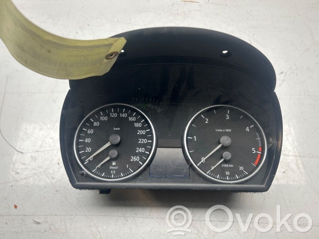 BMW 3 E90 E91 Speedometer (instrument cluster) 