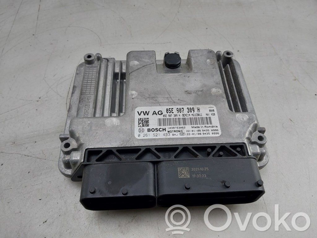 Engine control unit/module   05E907309H,05E907309H,0261S21433,0261S21433,05E906018AR,05E907309H
