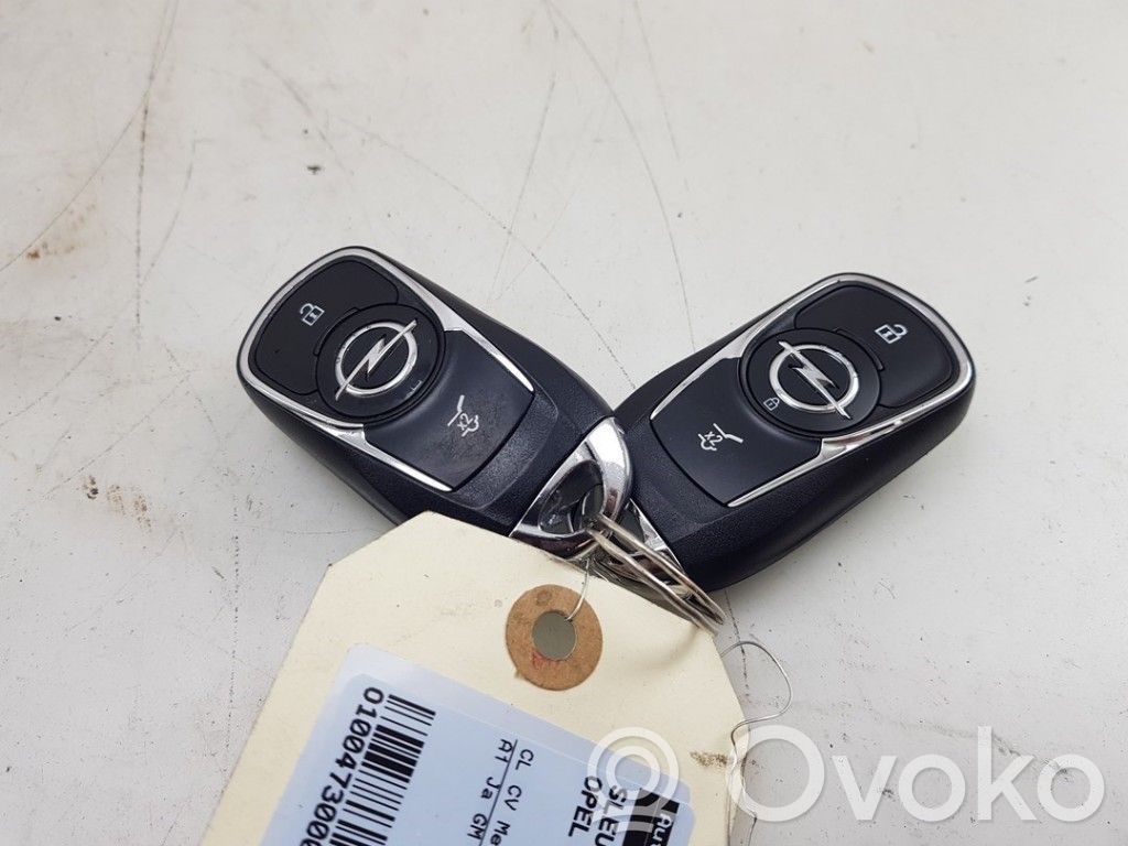 Opel Astra K Chiave/comando di accensione 
