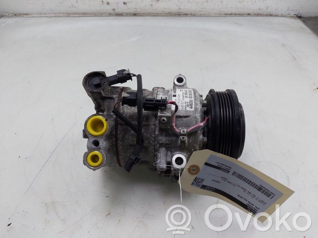 Opel Astra K Kompresor / Sprężarka klimatyzacji A/C 