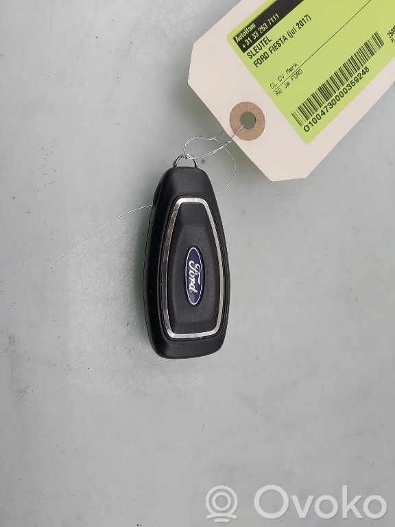Ford Fiesta Virta-avain/kortti 