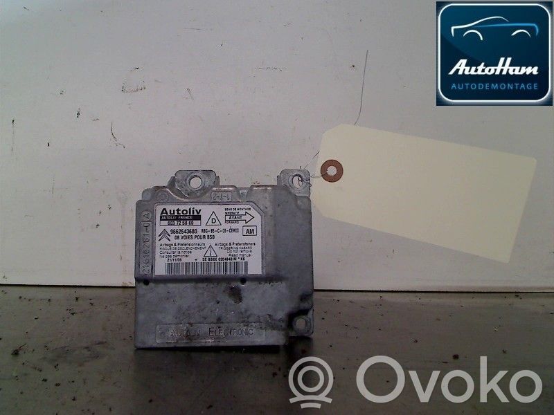 Airbag control unit/module   9662643680,9658137980,654633,654634,9658137980,9662643680