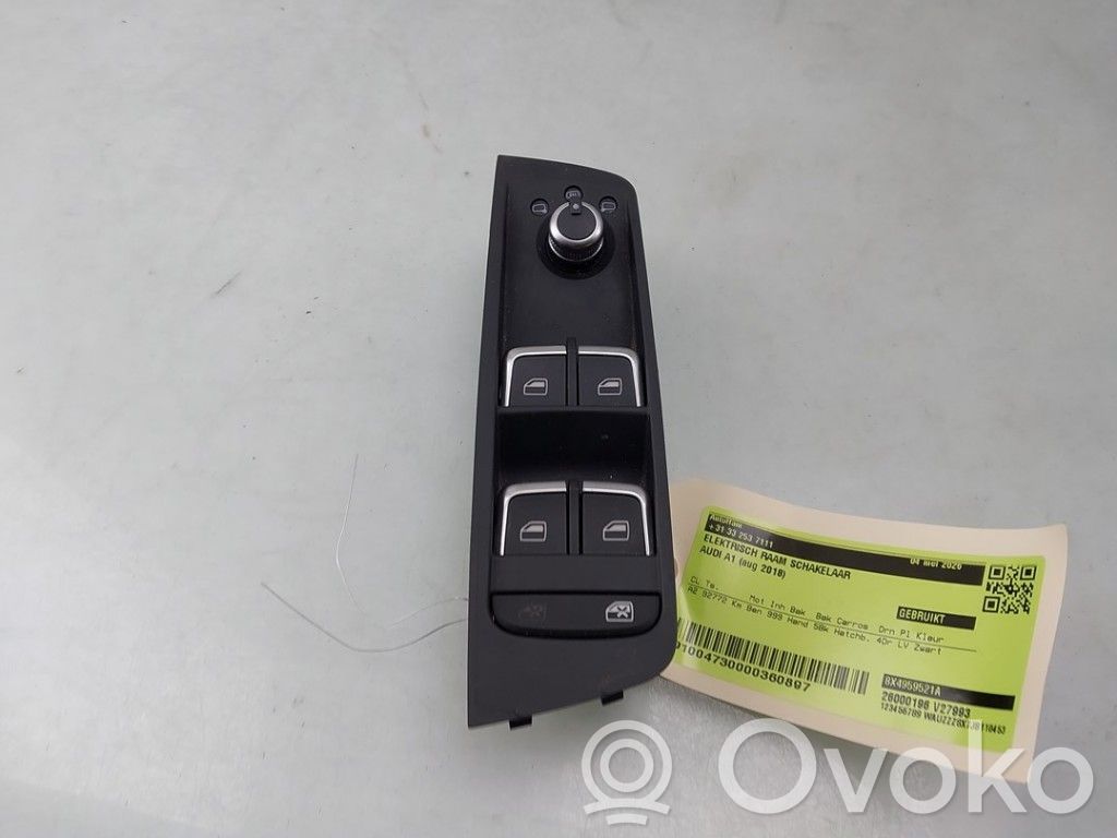 Audi A1 Electric window control switch 