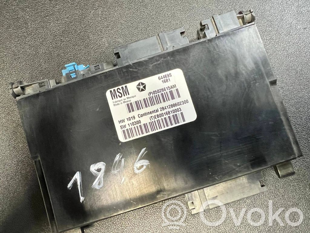 Jeep Grand Cherokee Unidad de control del asiento 