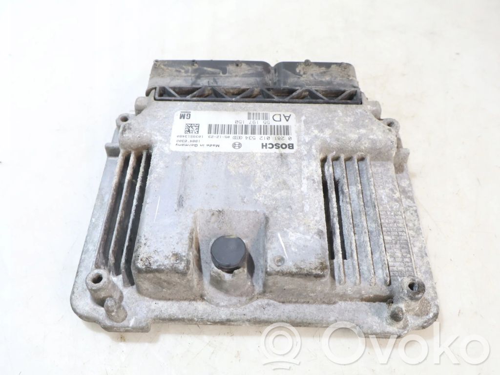 Opel Vectra C Unité de commande, module ECU de moteur 