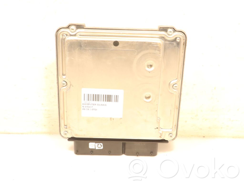Audi A6 S6 C6 4F Unidad de control/módulo ECU del motor 