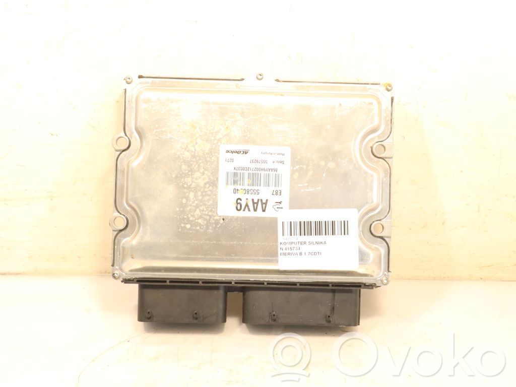 Opel Meriva B Engine control unit/module ECU 