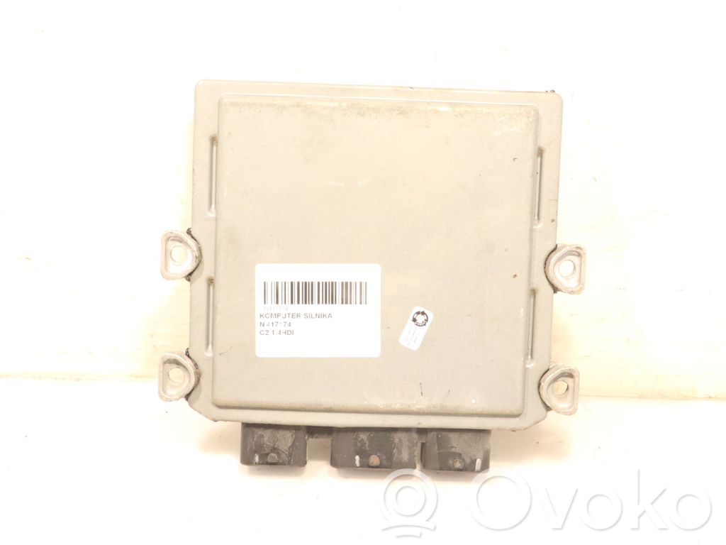 Citroen C2 Unité de commande, module ECU de moteur 