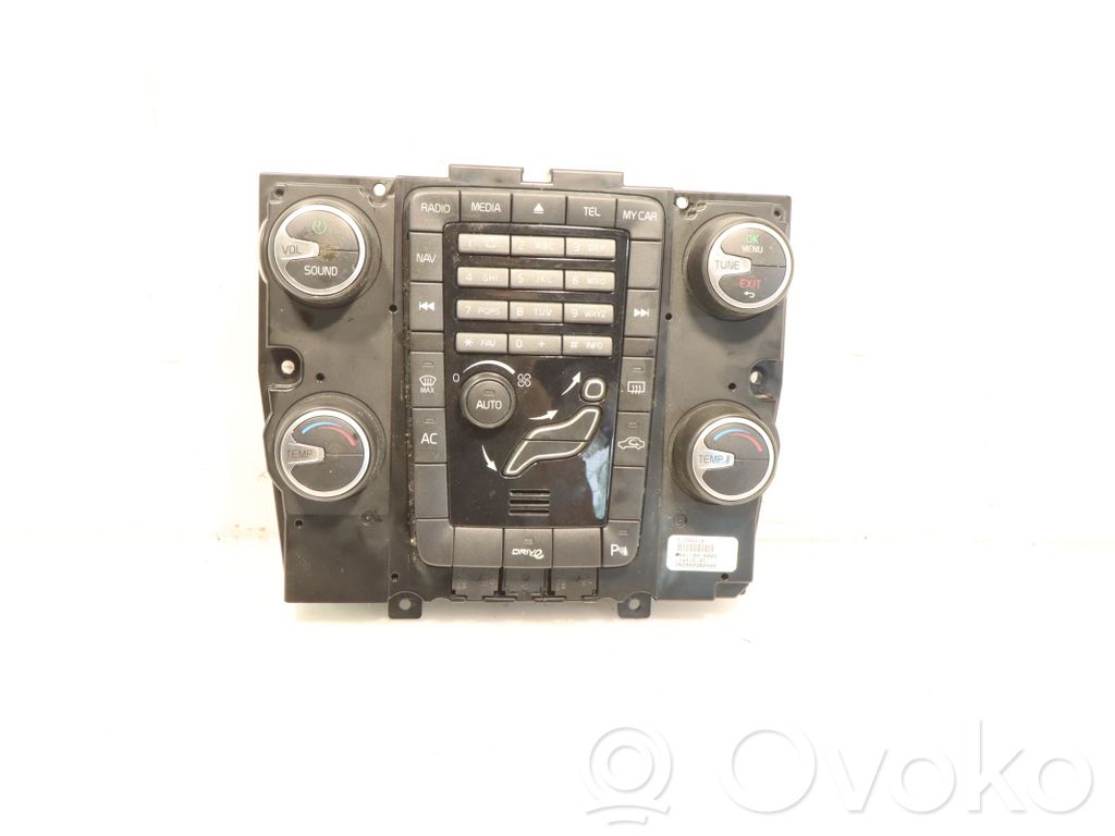 Volvo V60 Console centrale, commande de multimédia l'unité principale