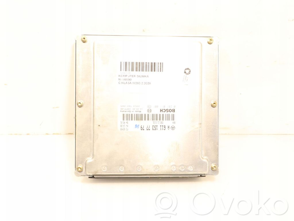 Mercedes-Benz C AMG W203 Komputer / Sterownik ECU silnika 
