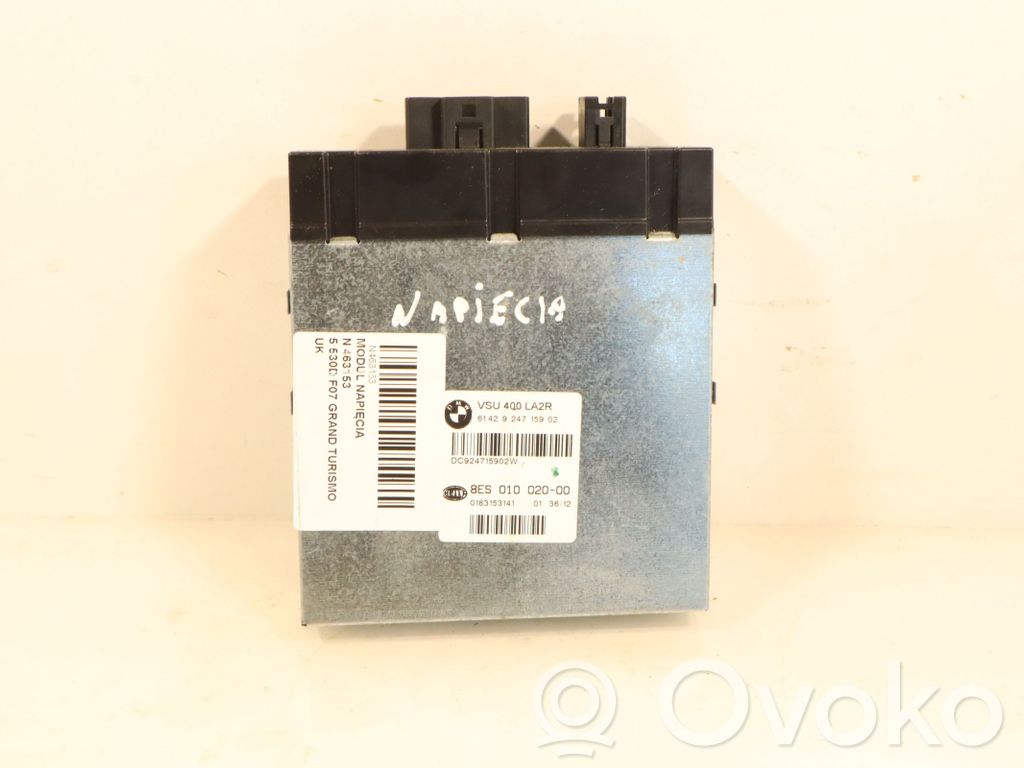 BMW 5 GT F07 Convertor tensiune/modul convertizor 