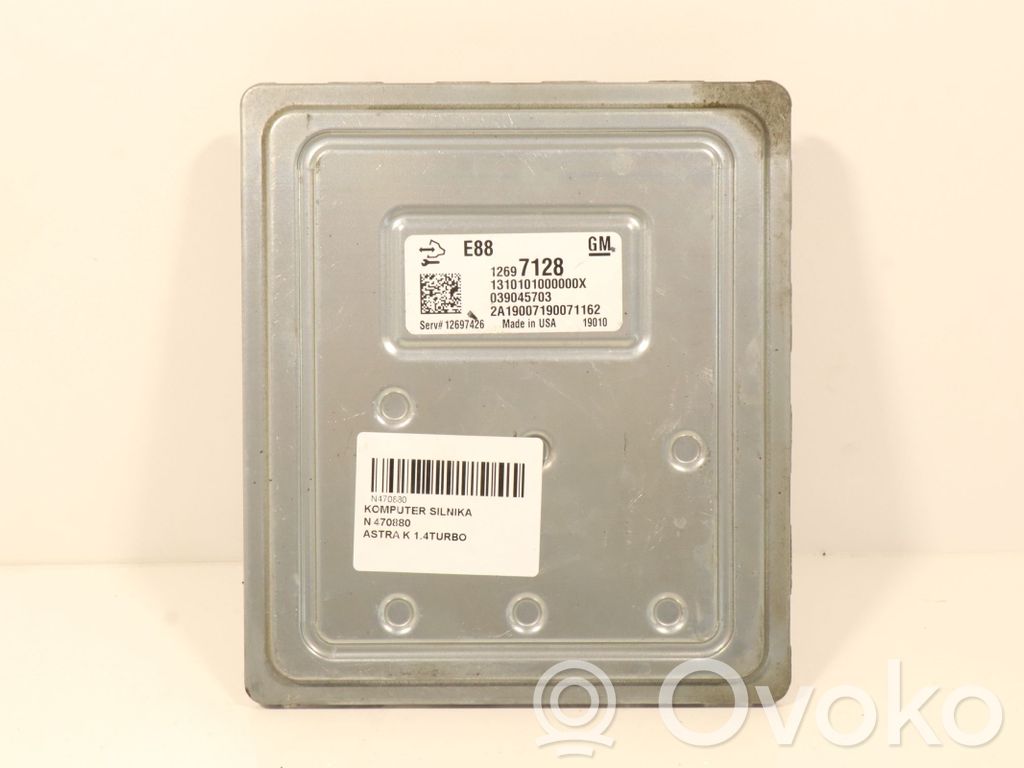 Opel Astra K Engine control unit/module ECU 