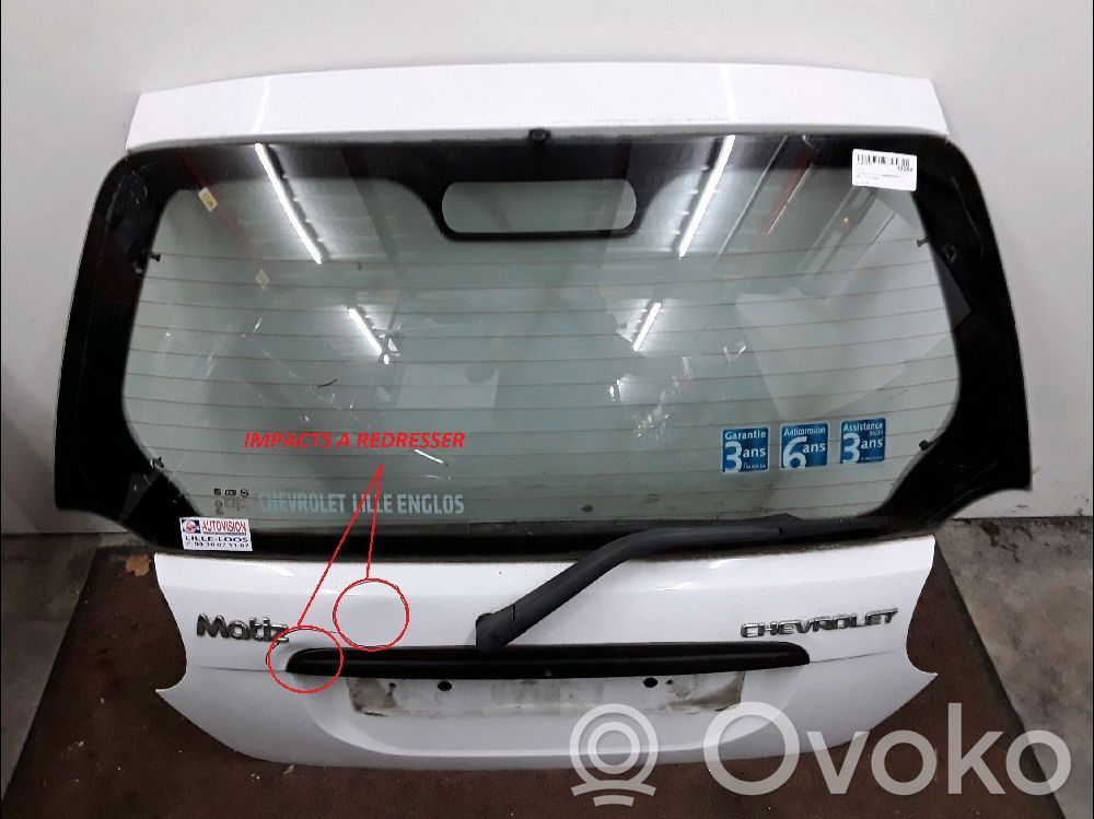 Chevrolet Matiz Tailgate/trunk/boot lid 