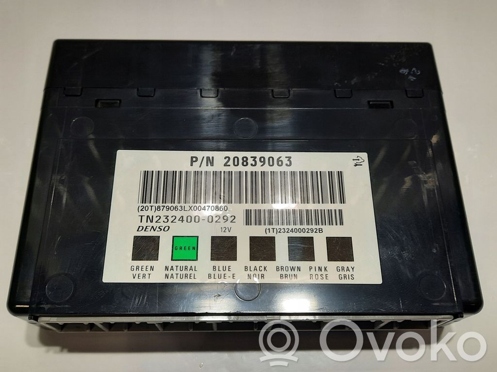 Opel Antara Comfort/convenience module 