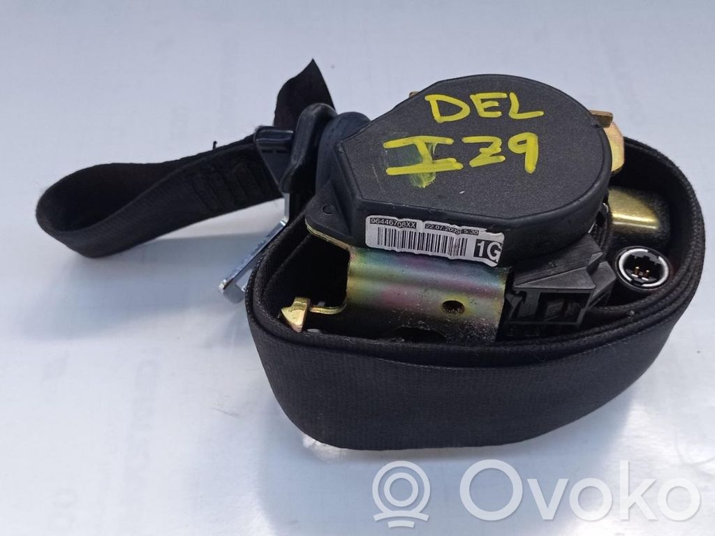 Peugeot 207 CC Cinturón delantero 