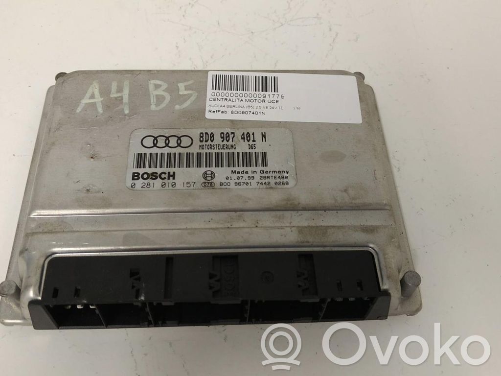 Audi A4 S4 B5 8D Centralina/modulo motore ECU 