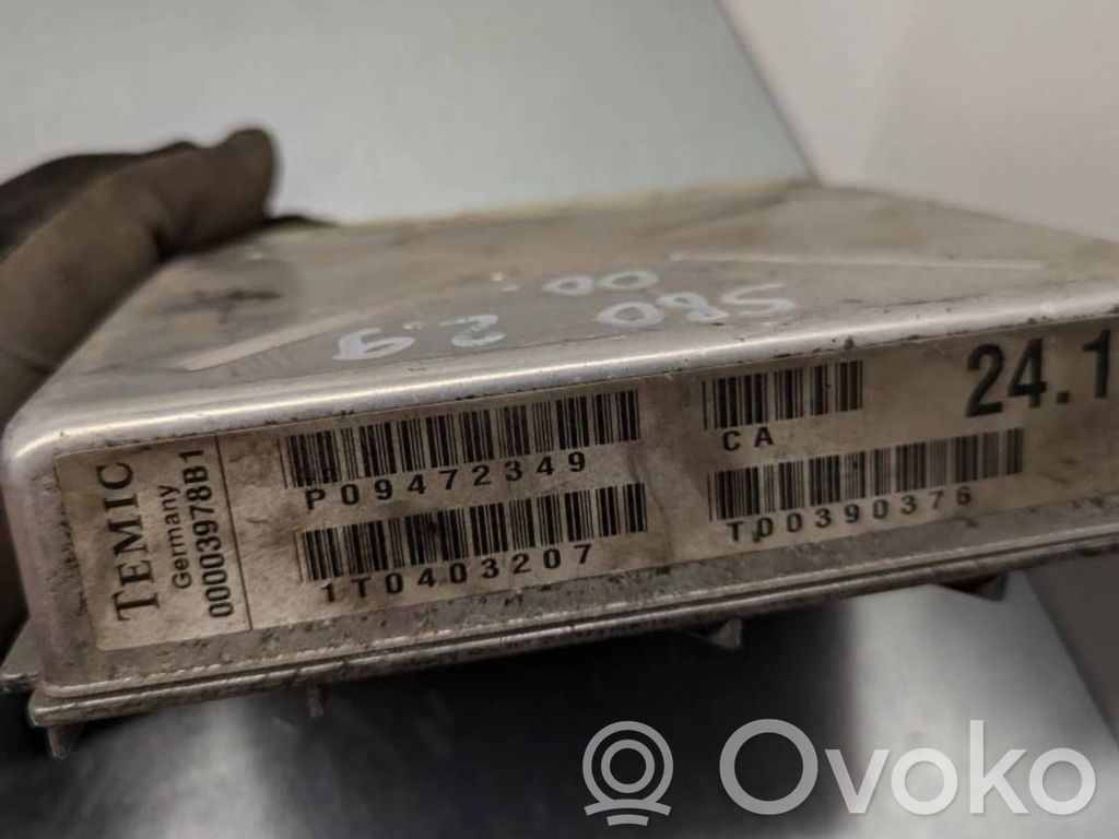 Sterownik / Moduł ECU   P09472349,T00390378