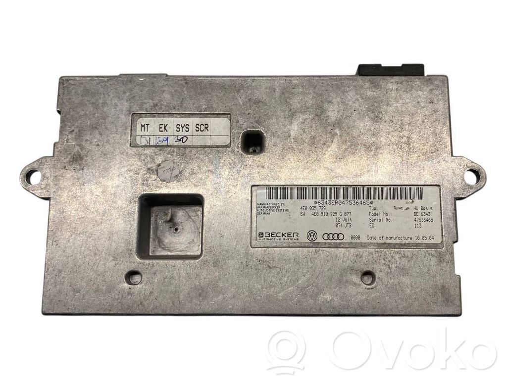 MMI control unit   4E0035729,4E0910729G