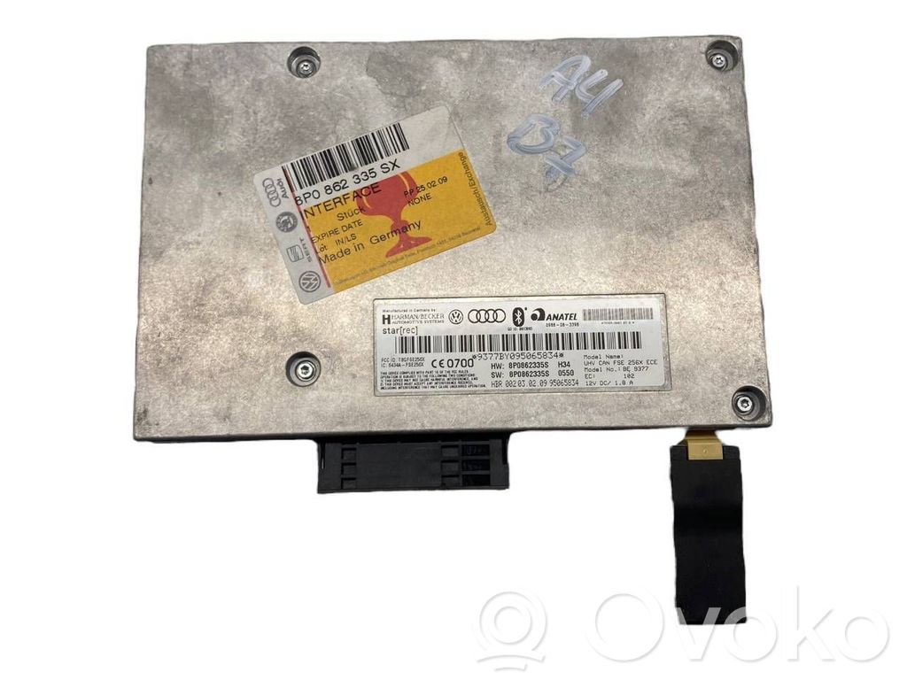 Audi A4 S4 B7 8E 8H Bluetooth modulis 