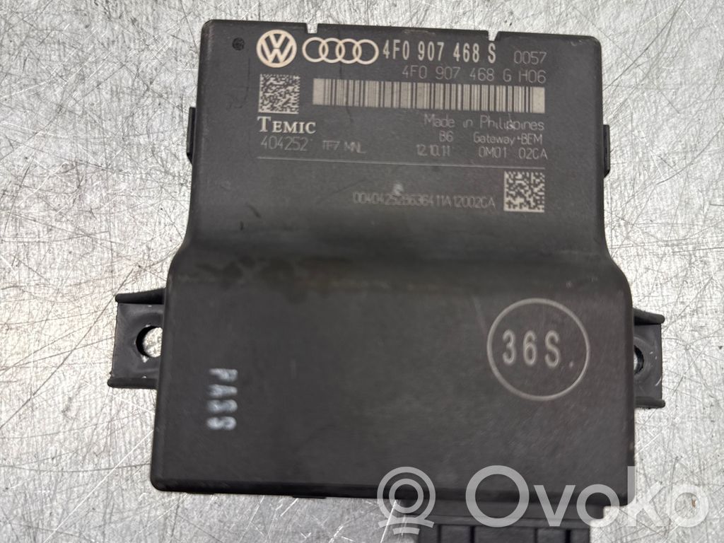 Fuel injection pump control unit/module   4F0907468S,4F0907468G,404252