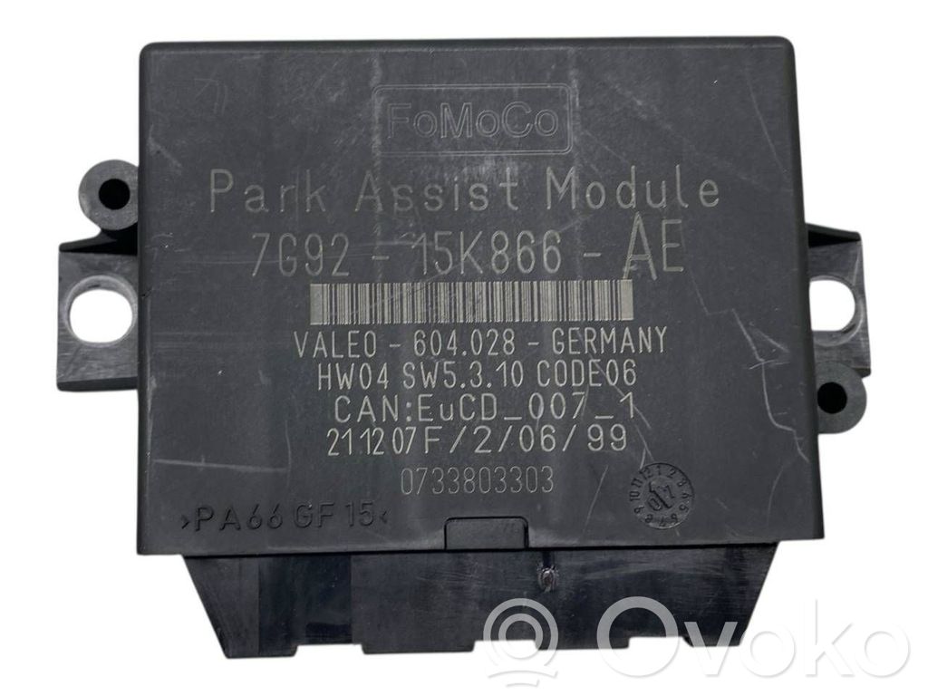 Ford Mondeo MK IV Centralina/modulo sensori di parcheggio PDC 