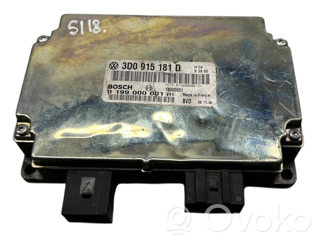Battery control module   3D0915181D,0199000001