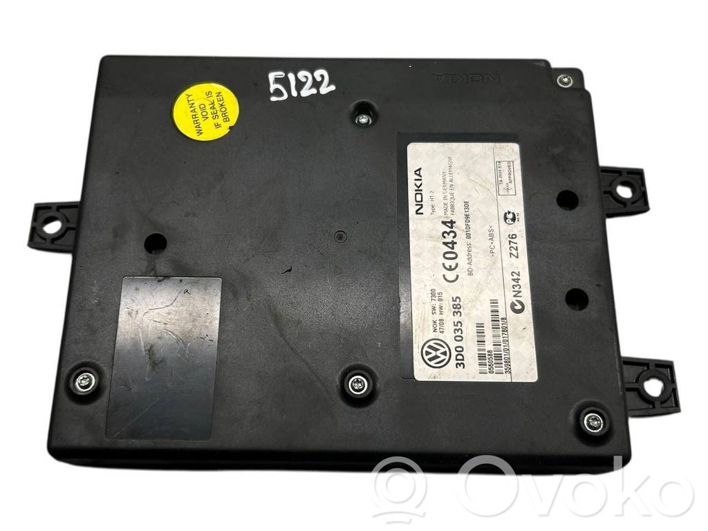 Volkswagen Phaeton Bluetooth control unit module 