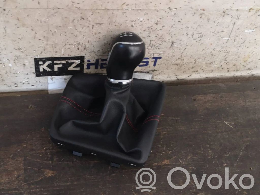 Seat Leon (5F) Perilla/embellecedor de cuero de la palanca de cambios 