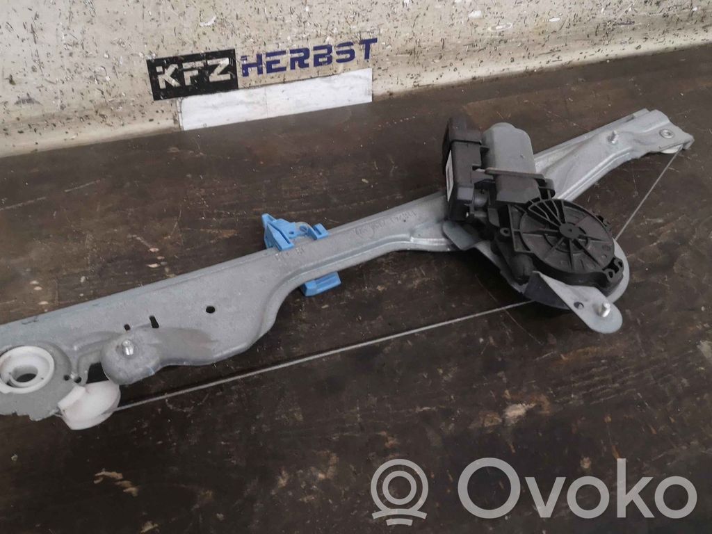Renault Modus Priekšpusē elektriskais loga pacelšanas mehānisms bez motoriņa 
