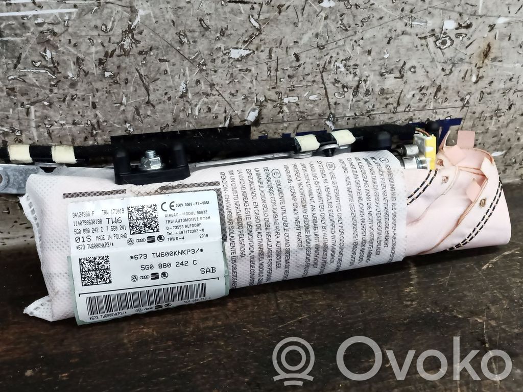 Volkswagen Golf VII Airbag de siège 