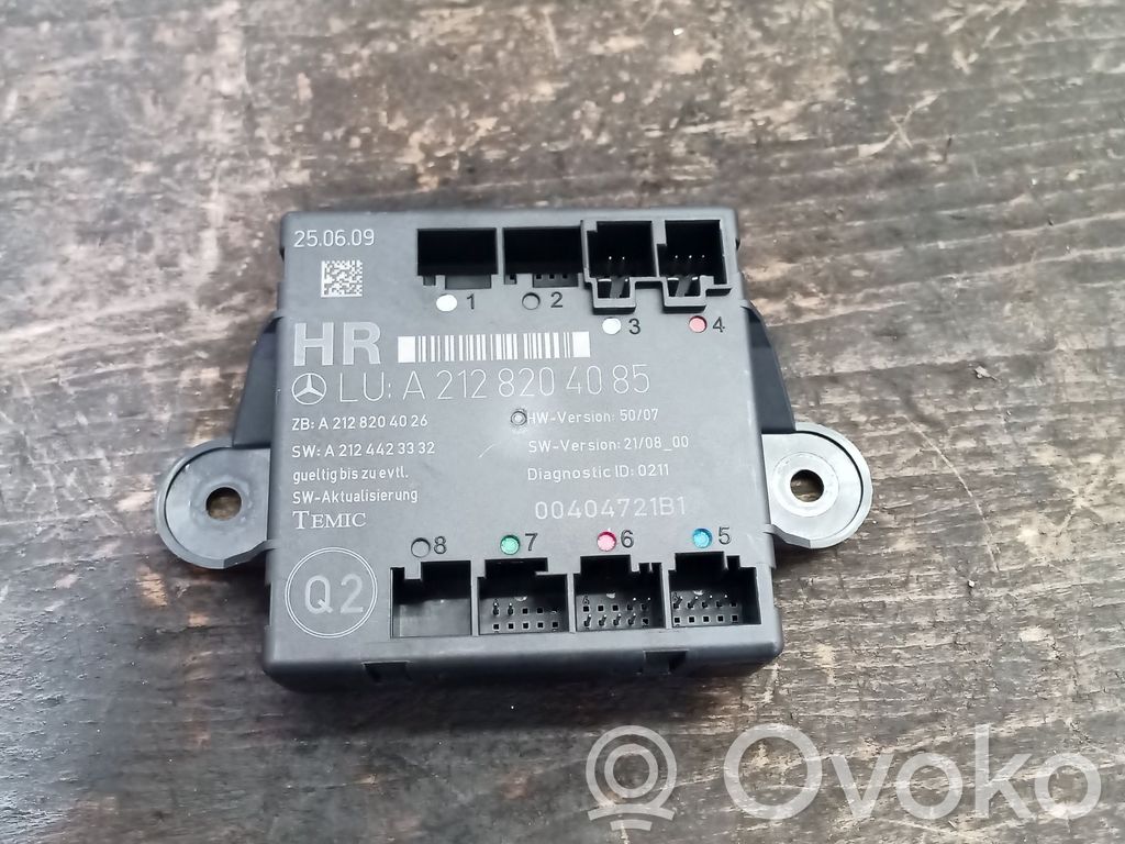 Mercedes-Benz E W212 Other control units/modules 