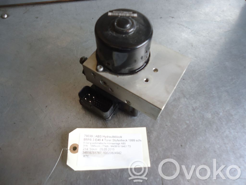 BMW 3 E46 ABS bloks 