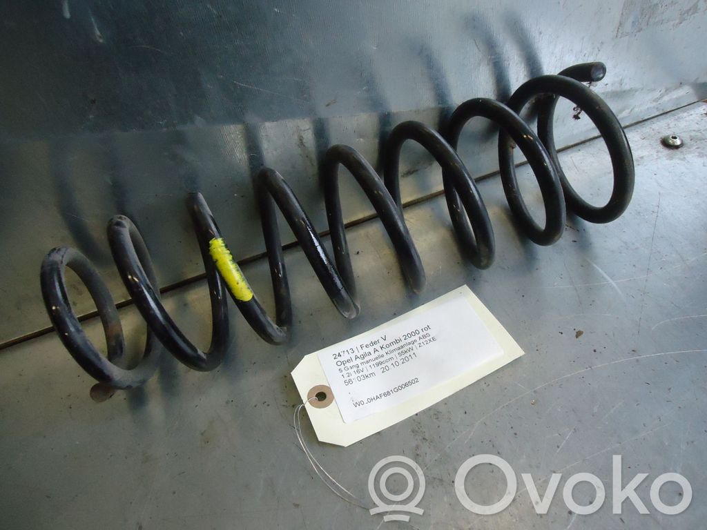 Muelle espiral delantero