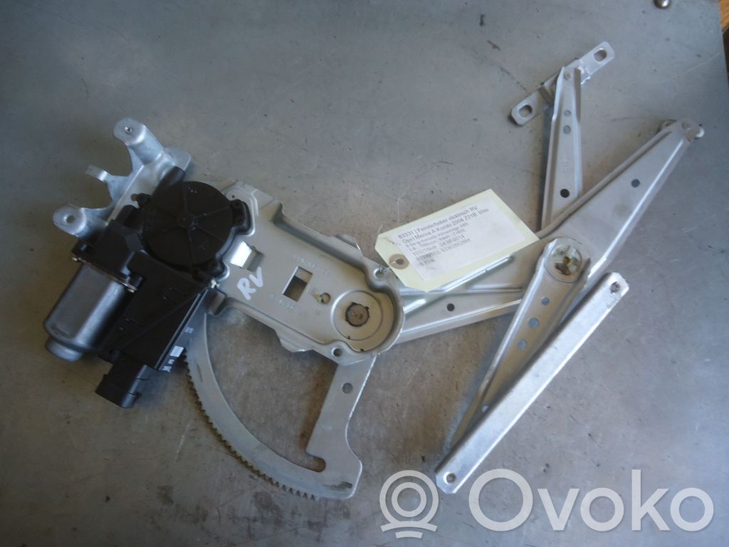 Opel Meriva A Front window lifting mechanism without motor 
