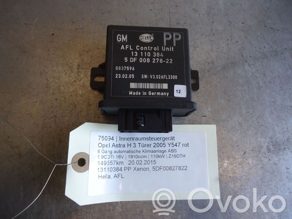 Opel Astra H Other control units/modules 