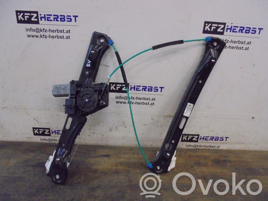 BMW 1 F20 F21 Meccanismo di sollevamento del finestrino anteriore senza motorino 