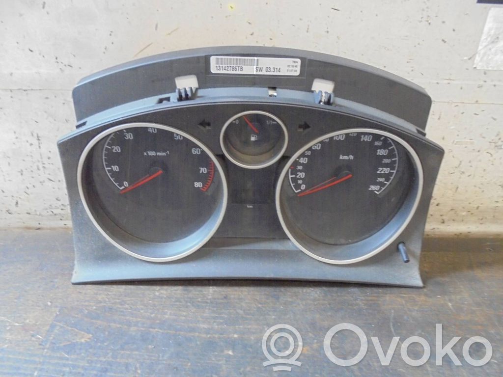Opel Astra G Tachimetro (quadro strumenti) 